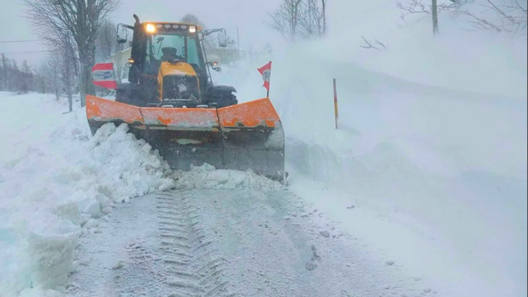 Sneg pobelil tudi dele Primorske