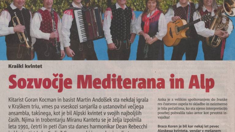 Kra&scaron;ki kvintet v Vikendu