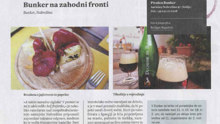 Nabrežinski Bunker na zahodni fronti ...