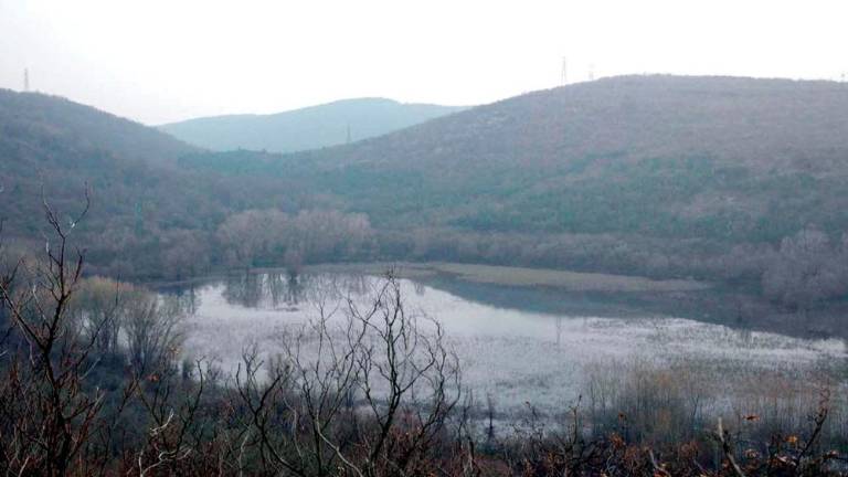 Med sprehodom nad jezerom ga je obšla slabost