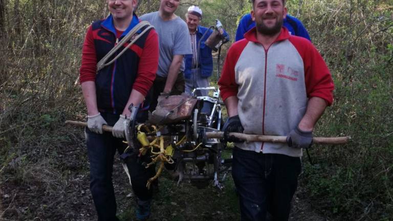 Lani ukraden skuter, letos zarjaveli Suzuki