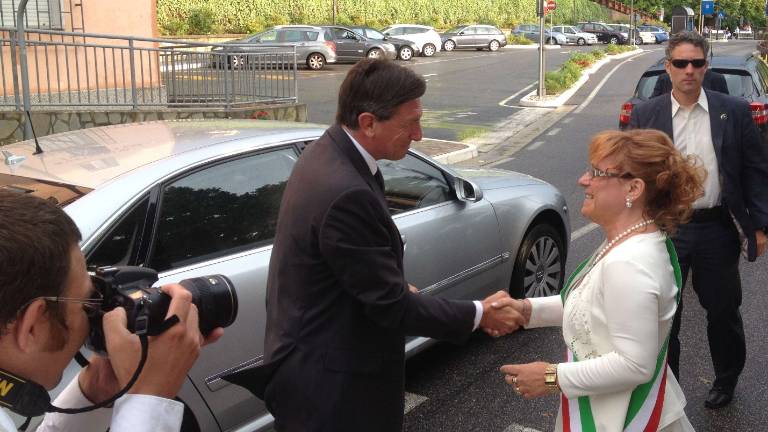 Predsednik Pahor v &Scaron;teverjanu