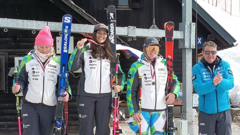 Caterina Sinigoi je danes postala slovenska državna prvakinja v veleslalomu