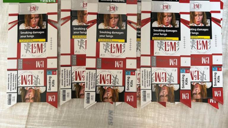 Zasegli za 2,5 milijona evrov ponarejenih cigaret