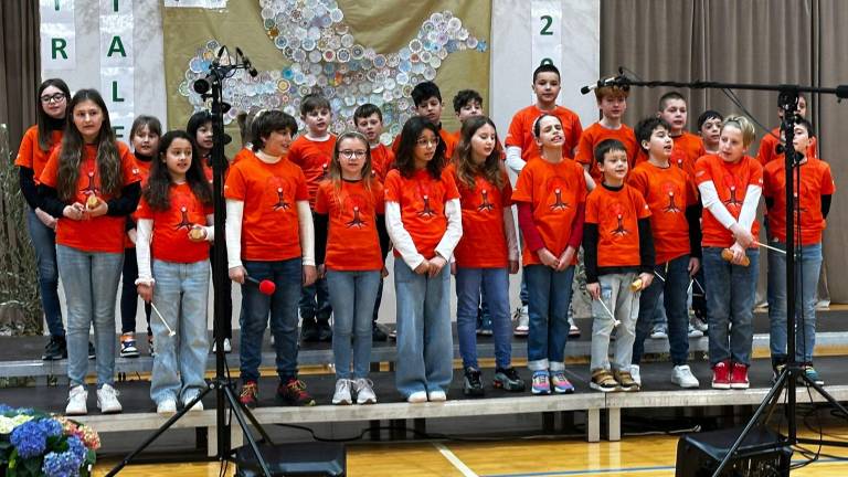 Doberdobski otroci v Novi Gorici (L.F.)