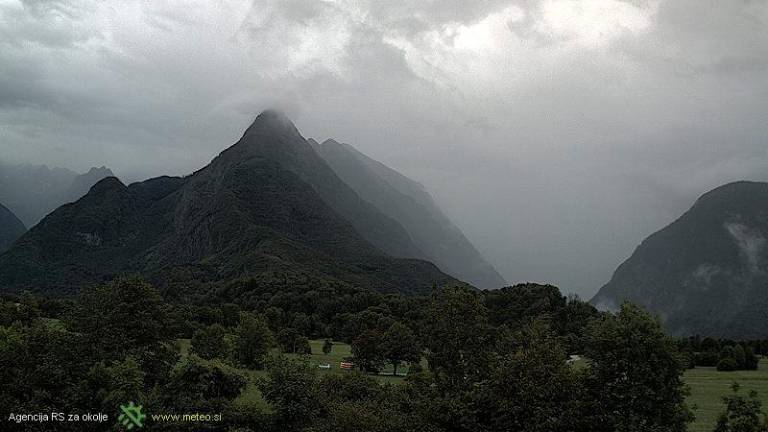 Največ dežja padlo na območju Posočja