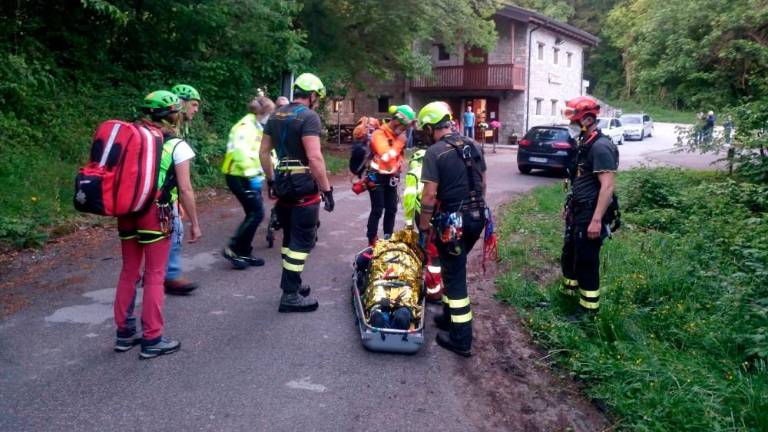 Padel v grmičevje v globino kakih 20 metrov