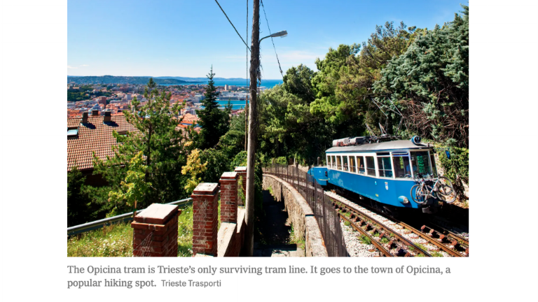 O openskem tramvaju tudi New York Times