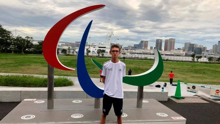 Matteo Parenzan na paralimpijskih igrah