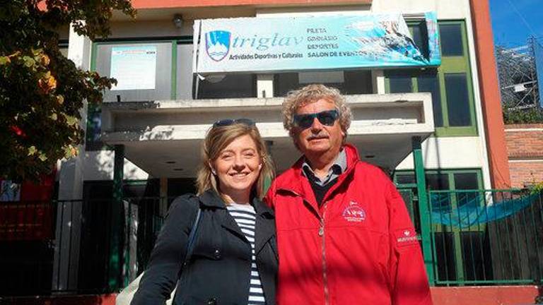 V objemu slovenstva sredi Buenos Airesa