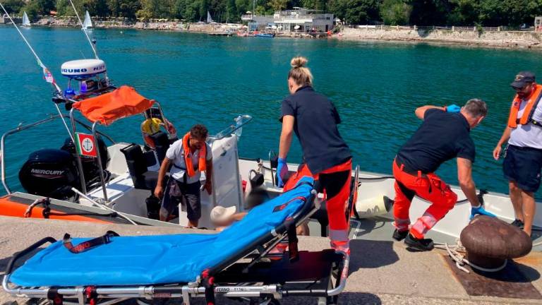 Na supu doživela vročinski udar