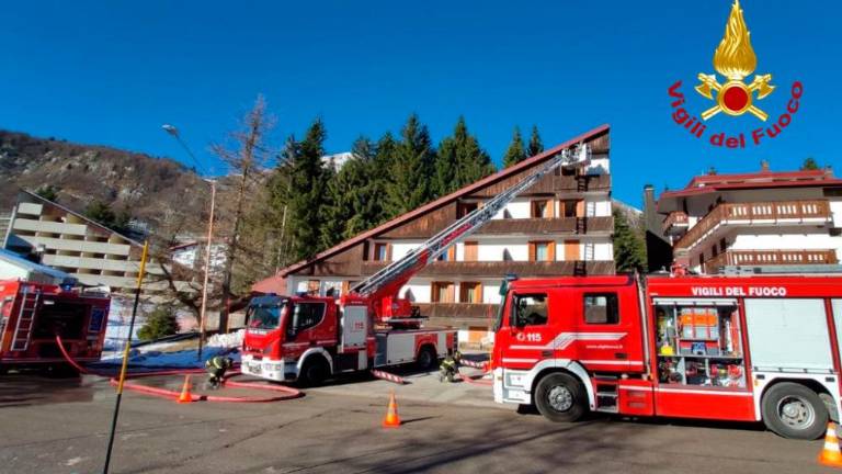 Na Piancavallu zagorelo v hotelu