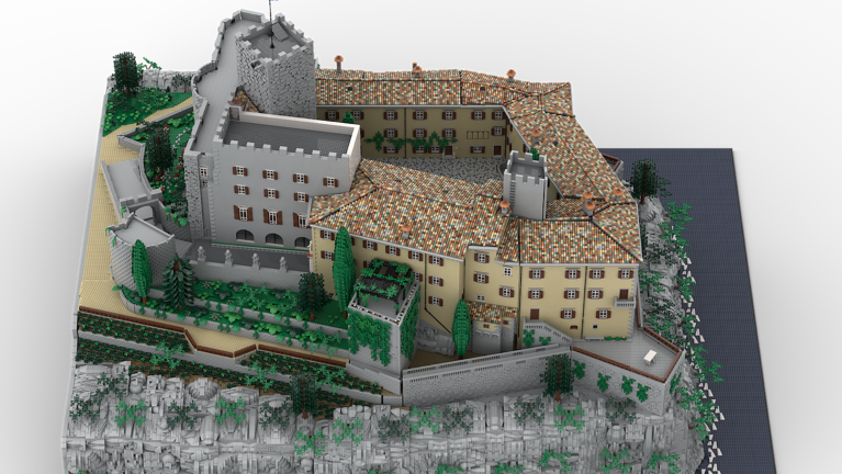 Devinski grad sestavili iz lego kock