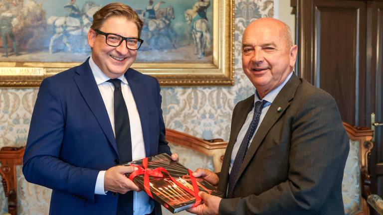 Tržaški župan Dipiazza sprejel konzula RS Gregorja Šuca