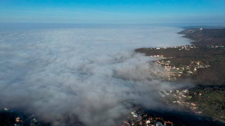 Spektakel nad Tržaškim zalivom iz zraka (foto)