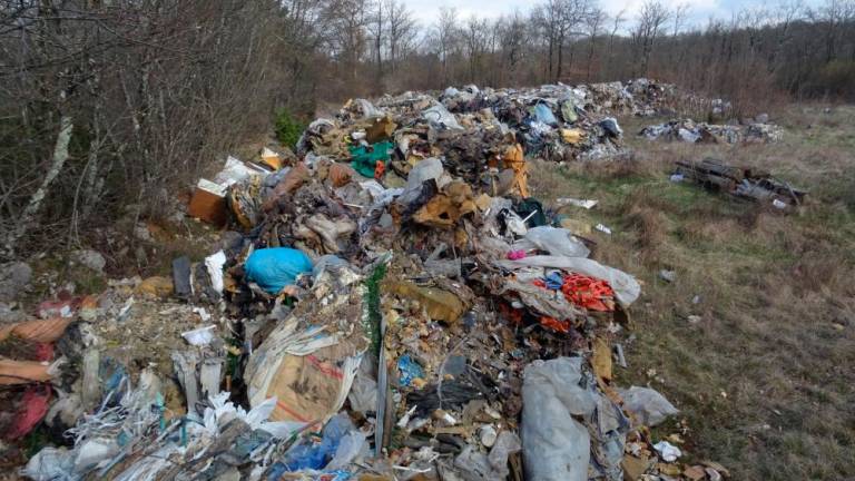 Nezakonito odložene odpadke pri Divači vrnili v Italijo