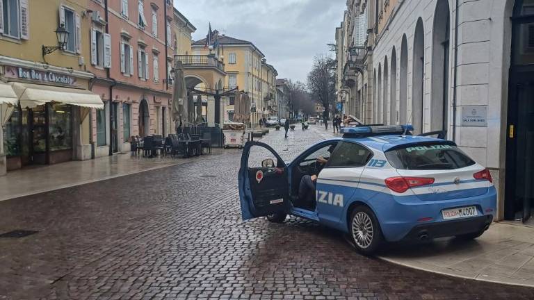 Vaja varnostnih organov v Verdijevem gledališču