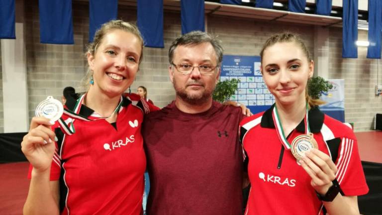 Na DP bron za igralki ŠK Kras v ženskih dvojicah