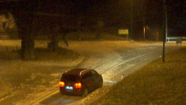 Prvi sneg pobelil Lokve