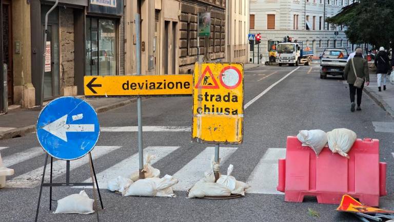 Ulico Udine zaprli za promet