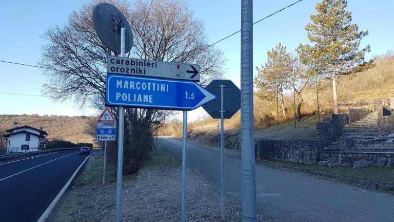 Državna cesta končno dvojezična tudi v Dolu