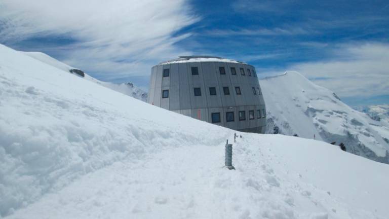 Peš na Mont Blanc, z jadralnim padalom nazaj v dolino
