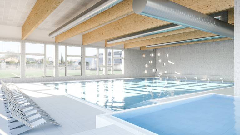 Stekle priprave za gradnjo bazena