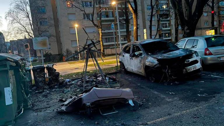 V Novi Gorici ponoči zagoreli zabojniki za odpadke in avtomobil