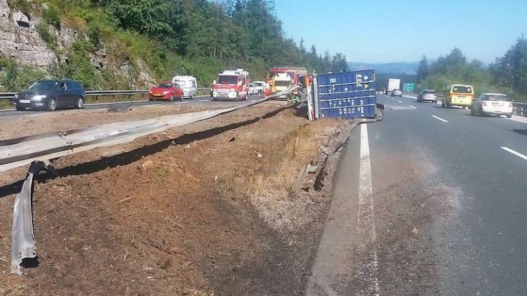 Primorska avtocesta spet prevozna