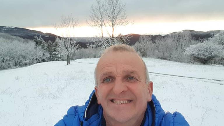 Sneg pobelil Trnovsko planoto in Kolovrat