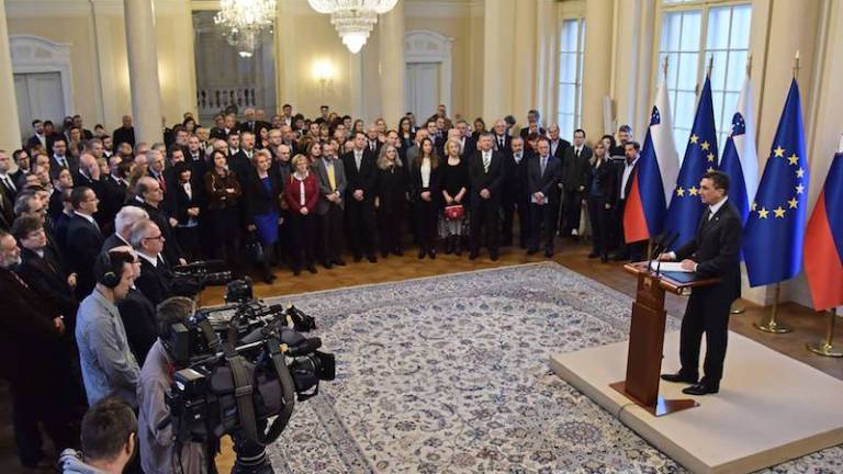 Marta Verginella na svečanem sprejemu znanstvenikov