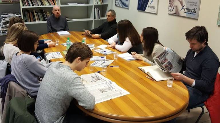 V na&scaron;em uredni&scaron;tvu &scaron;tudentje ljubljanske Filozofske fakultete