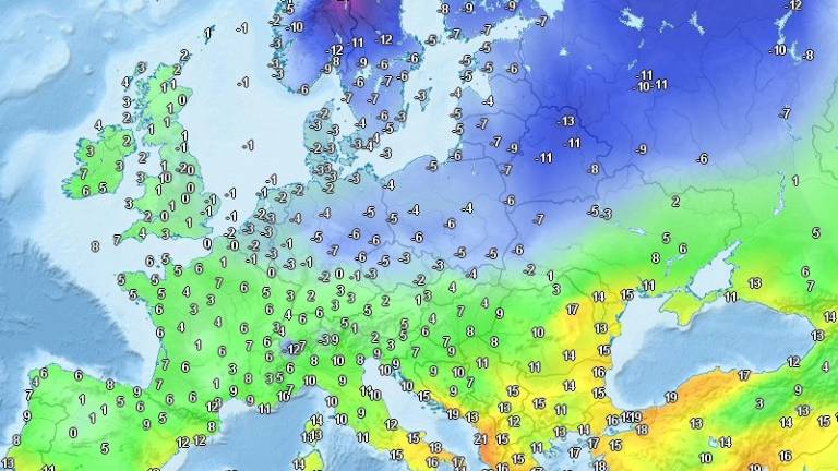 Ohladilo se bo za okrog 7&deg;C in bo pihala burja