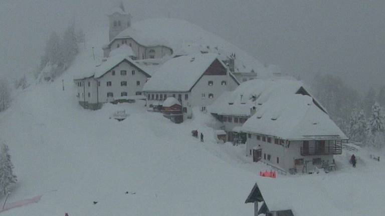 Snežni plaz na Vi&scaron;arjah