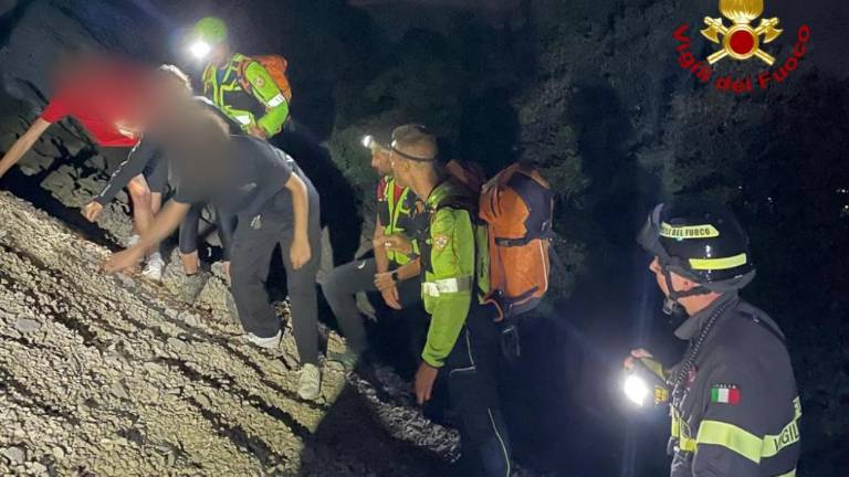 Pri Malem Krasu iskali sedmerico mladih izletnikov