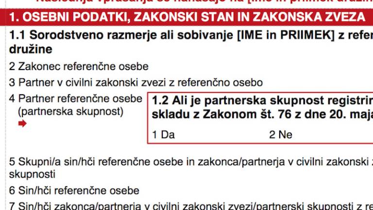 Popisni vpra&scaron;alniki tudi v sloven&scaron;čini