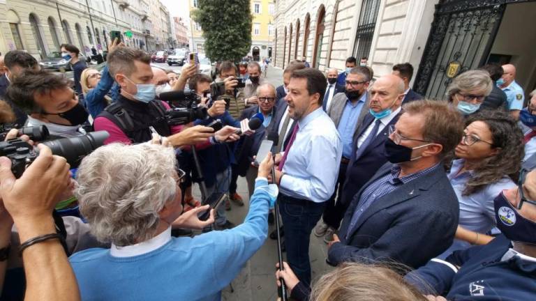 Salvini podprl Dipiazzo in Polidorija