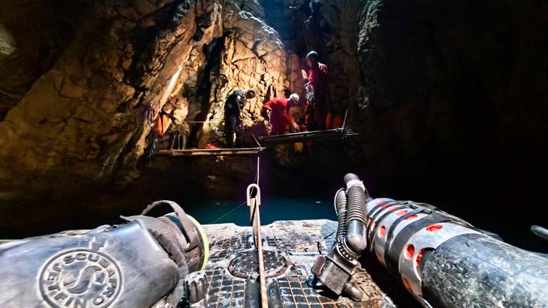 Pri izvirih Timave odkrili nov rov (foto in video)