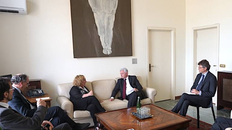 Iztok Miro&scaron;ič v Rimu z Emanuelo Claudio Del Re