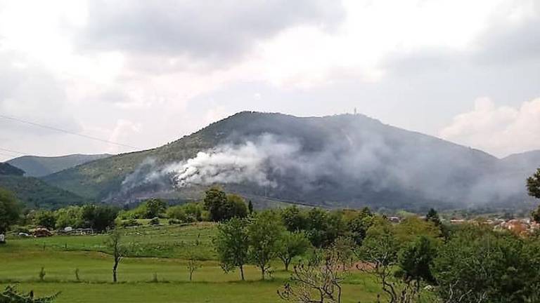 Požar na Sveti gori je bil verjetno podtaknjen