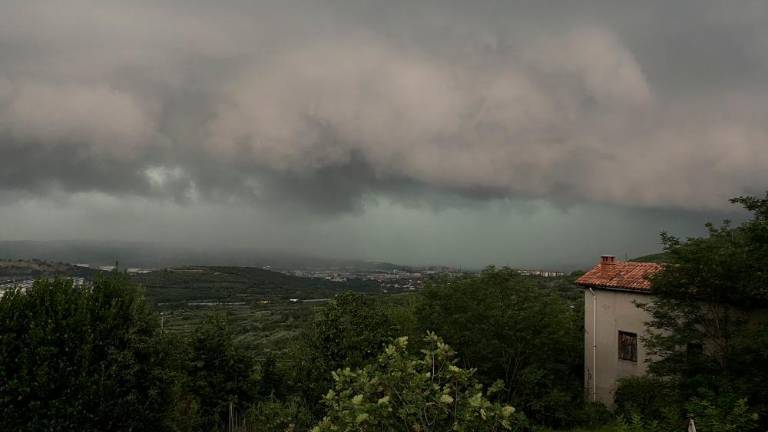 Na Tržaškem v nekaj urah padel mesec dežja
