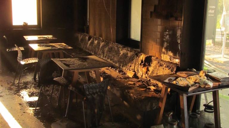 Na Kozini gorela gostilna, &scaron;kode za 100.000 evrov