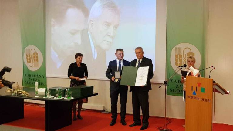 Ediju Bukavcu priznanje Zadružne zveze