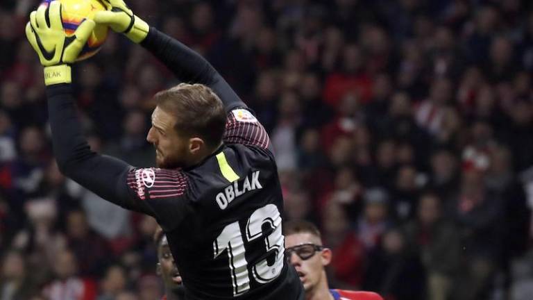 Jan Oblak &scaron;e tretjič najbolj&scaron;i vratar v &Scaron;paniji