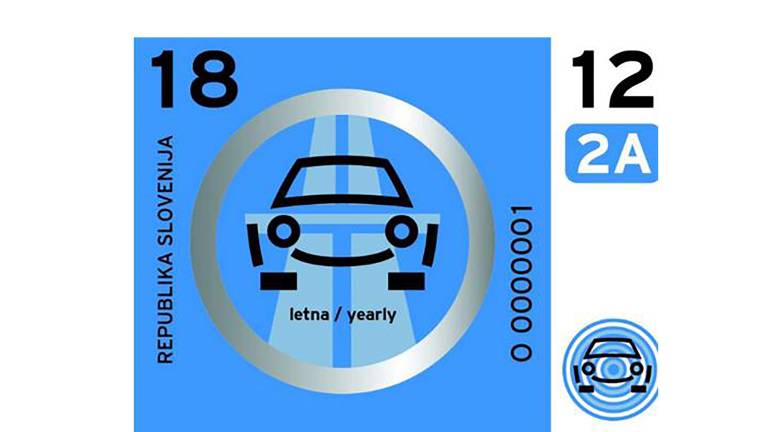 Letna vinjeta 110 evrov