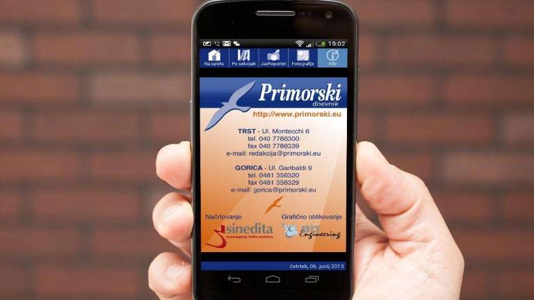 Primorski mobile na Androidu