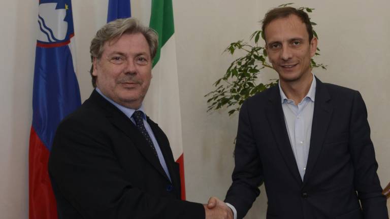 Fedriga je Volku natresel pohvale, čestitke in obljube