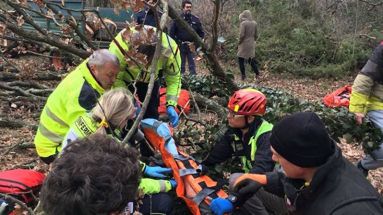 Domačin se je ponesrečil v gozdu blizu Zgonika