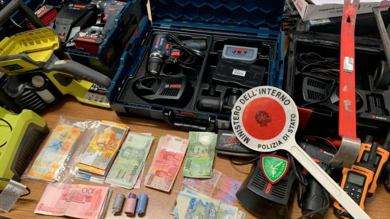 Ukradeno blago izročili švicarskim policistom