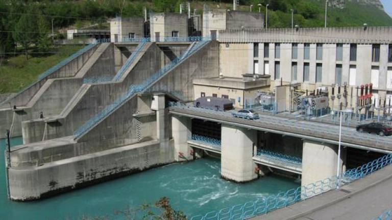 Hidroelektrarna Solkan ponovno zaustavljena